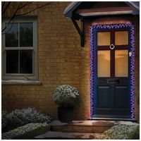 LV243723RBW - 440 LED Supabrights Door Garland, Rainbow, 5.5m