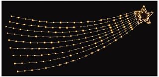 LV222004WW - 3m Multi-Action LED Shooting Star with 320 LEDs, Warm White