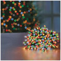 LI213482M - 100 LED Static Connectable Lights, Multicoloured, 8m