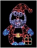 LV243008 - 50cm Microbright LED Santa Motif