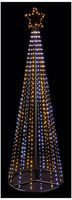 LV243055 - 2.1m Flexibright Pyramid Tree, White / Warm White