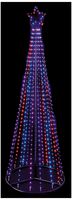 LV243055RBW - 2.1m Flexibright Pyramid Tree, Red / Blue / White