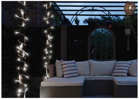 EC10031 - 80 LED Connectable String Lights with White Cable, Cool White, 10m