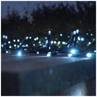 EC10081 - 250 LED Connectable Cluster Lights with Black Cable, Cool White, 5m