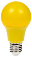 GLS/LED/6W/ES/YELLOW/D - 6W LED GLS Bulb, ES/E27, Yellow, Dimmable