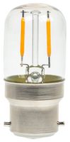 PYGMY/LED/2W/BC/22KD - 2W LED Filament Pygmy Bulb, BC/B22, 2200K, 160lm, Dimmable