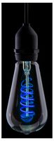 ST64/FILDIM/4W/BC/BLUE - 4W LED Filament ST64 Bulb, BC/B22, Blue, Dimmable