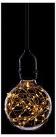 G95/LED/STAR/WW/BC - 1.7W Star Effect Globe Bulb, G95, BC/B22, Warm White, Non-Dimmable