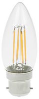 CEL/LEDFIL/4W/BCD - 4W LED Filament Candle Bulb, BC/B22, 2700K, 360lm, Dimmable