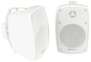 BH4 - 4" 30W RMS Wall Mount Speakers IP44 Weather Resistant, White (Pair)