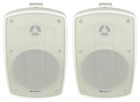 BH5-W - Outdoor Background Speakers, 5", 50W, White, IP44, Pair