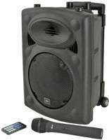 QR8PABT - 100W 8” Portable PA with USB/SD/FM/BT and VHF Mic