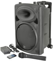 QR10PABT - 100W 10” Portable PA with USB/SD/FM/BT and VHF Mic