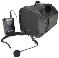 H25B - 25W Portable PA System USB/FM/BT with Neckband Mic, 952.412UK