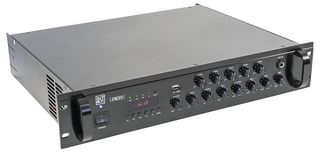 APM2826 - 240W 5-Zone PA Mixer Amplifier with USB, Bluetooth & FM, 19" Rack Mount