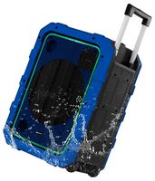 MPA-2400BLU - Rechargeable Weather Resistant Trolley Speaker, Blue