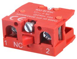 RAS-BCBNC - Contact Block, NC, Back Mounting