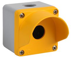 RC-1MS - Shrouded Control Station, Yellow, 1 Hole