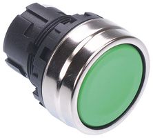 YW4B-A1G - Maintained Push Button Switch Actuator, Metal, 22mm, Green