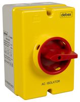 DE1S.04.40AC - 4 Pole AC Rotary Isolator Switch, 240V AC, 40A