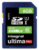 INSDH8G10-45 - 8GB Ultima Pro SDHC Memory Card - Class 10 UHS-1 45 MB/s
