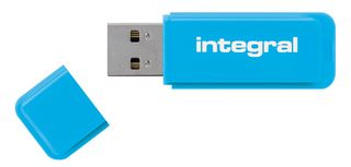 INFD16GBNEONB3.0 - Neon USB 3.0 Flash Drive, Blue, 16GB