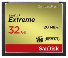 SDCFXSB-032G-G46 - 32GB Extreme CompactFlash Memory Card - 120 MB/s