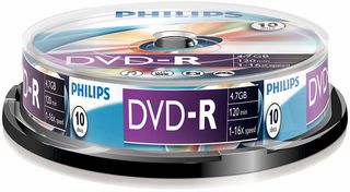 DM4S6B10F/00 - 16x Speed DVD-R Blank DVDs - Spindle 10 Pack