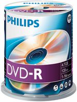 DM4S6B00F/00 - 16x Speed DVD-R Blank DVDs - Spindle 100 Pack