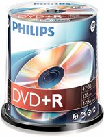 DR4S6B00F/00 - 16x Speed DVD+R Blank DVDs - Spindle 100 Pack