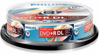DR8S8B10F/00 - 8x Speed Double Layer DVD+R DL Blank DVDs - Spindle 10 Pack