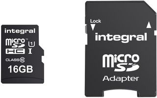INMSDH16G10-90U1 - UltimaPro Class 10 MicroSDHC Memory Card with SD Adaptor 90MB/s U1, 16GB