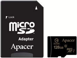 AP128GMCSX10U1-R - 128GB UHS-I Class 10 MicroSDXC Memory Card with SD Adaptor