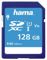 00124137 - 128GB Class 10 SDXC UHS-1 Memory Card 80MB/s