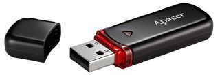 AP64GAH333B-1 - AH333 USB 2.0 Flash Drive, 64GB Black