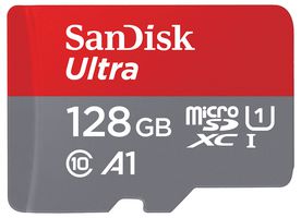 SDSQUAB-128G-GN6MA - 128GB Ultra MicroSDXC Memory Card, Class 10 A1 UHS-I U1 140MB/s Read