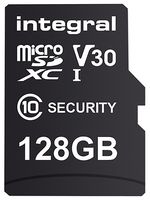 INMSDX128G10-SEC - 128GB Security High Endurance MicroSDXC with SD Adaptor UHS-I U3 V30 100MB/s