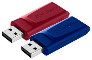 49327 - Slider USB Flash Drive Multipack, 32GB 2 Pack