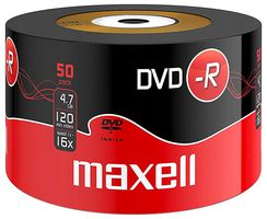 275732 - 16x Speed DVD-R Blank DVDs, 50 Pack Spindle