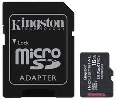 SDCIT2/16GB - 16GB Industrial MicroSDHC Memory Card, Class 10 A1 UHS-I U3 V30 100MB/s Read
