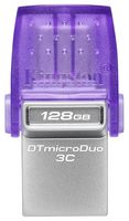 DTDUO3CG3/128GB - DataTraveler microDuo 3C Dual Interface USB Flash Drive, 128GB
