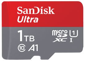 SDSQUAC-1T00-GN6MA - 1TB Ultra MicroSDXC Memory Card, Class 10 A1 UHS-I U1 150MB/s Read