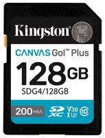 SDG4/128GB - 128GB Canvas Go! Plus SDXC Memory Card, Class 10 UHS-I U3 V30 200MB/s Read