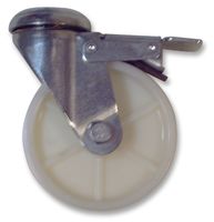 32100NYBHBR - 100mm Braked Nylon Swivel Castor