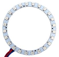 3016 - 24 LED Pre-soldered 92mm Ring, NeoPixel Compatible WS2812 RGB LED