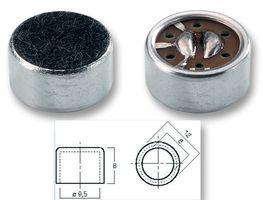 MCE-404U - Cardioid Electret Microphone Cartridge