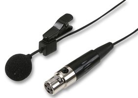 MIC-500X4 BLACK - Lavalier Microphone with 4 Pin Mini XLR Socket