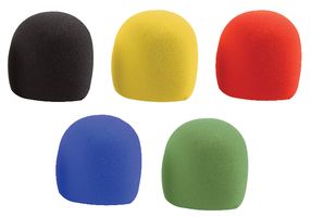 MWS-5PK - Microphone Windshield, Multicoloured (5 Pack)
