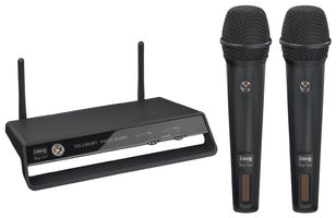 TXS-2402SET - Twin Handheld Digital Wireless Microphone System, 2.4GHz