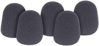 188.009UK - Microphone Windshield, Black (5 Pack)